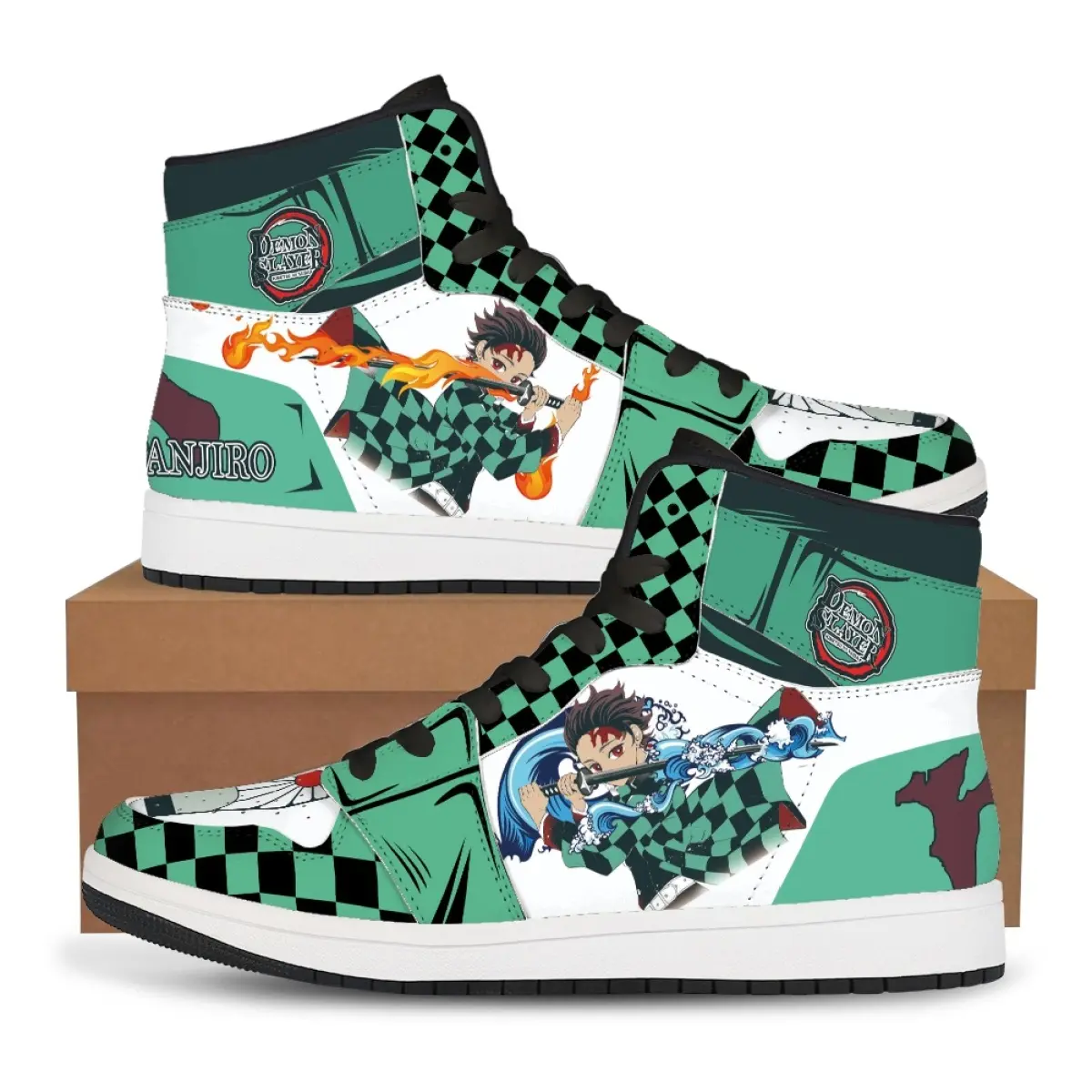 Demon Slayer Kimetsu No Yaiba Sneakers Basketball Anime Fashion Men's Shoes Women's Shoes Unisex Casual Shoe Custom Holiday Gift