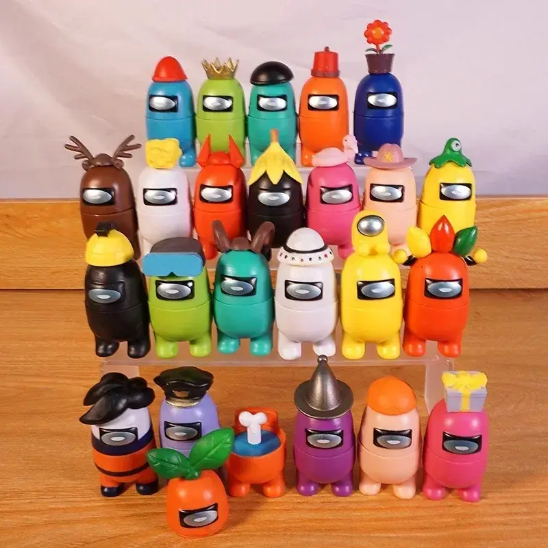 New 7/10/12PCS PVC Model Amonguse Action Figures Home Decoration Dolls Toys for Children Birthday Christmas Gifts