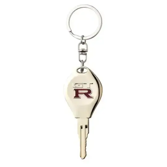 BANDAI Metal Car Key 1:1 Simulation GTR Official Genuine Ornament Model Simulation Car Key Character Pendant Decoration Gashapon