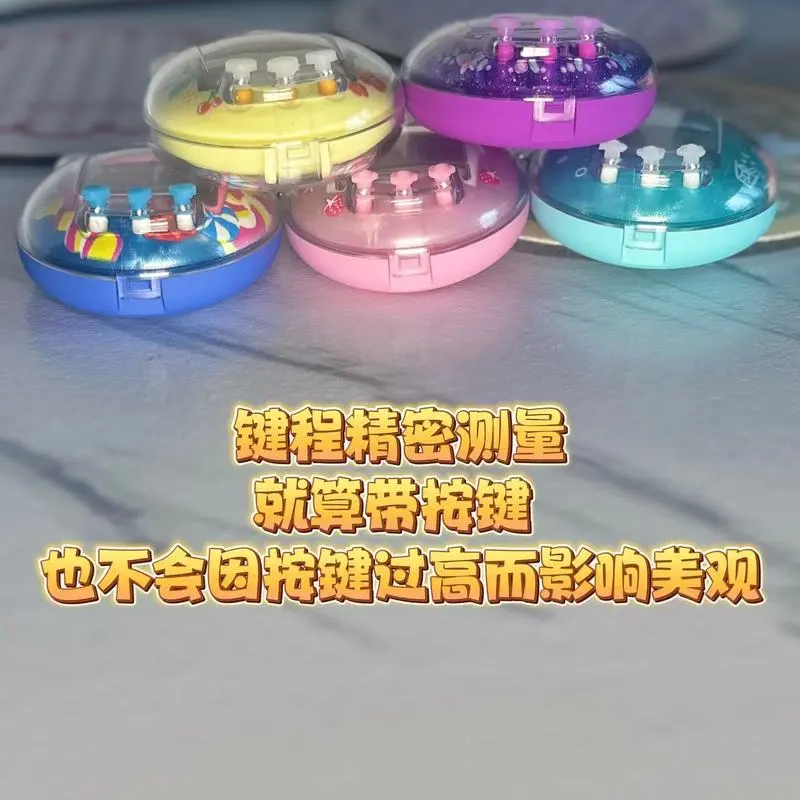 New Style2.0 Button Version Suitable For Tamagotchi Connection V3 Replica Transparent Protective Case Dustproof Birthday Present