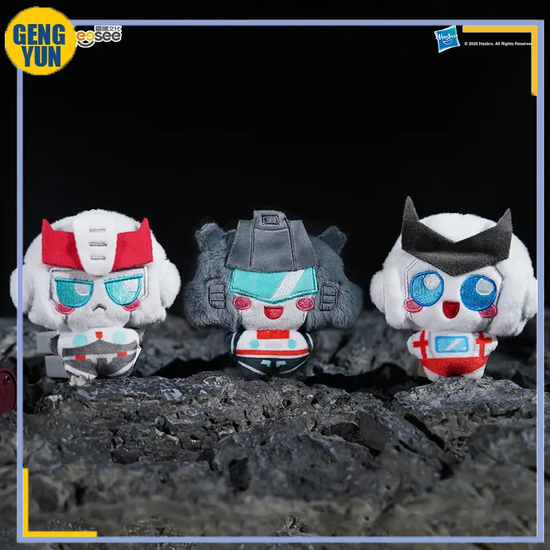 Hot REESEE TOYS Transformation Mini Series OPTIMUS PRIME Plush Toy Shockwave Soundwave MEGATRON Plushie Randomly Gifts