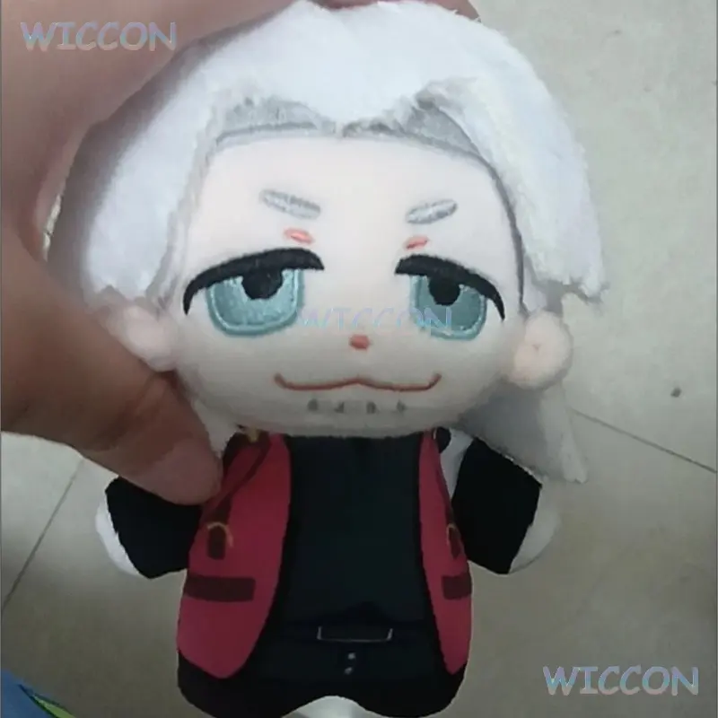 New Devil May Cry 5 Dante Plush Cotton Doll Cosplay Cute Ice Cream Peluche Accessories Men's Game Clothes Dante Figure Cartoon