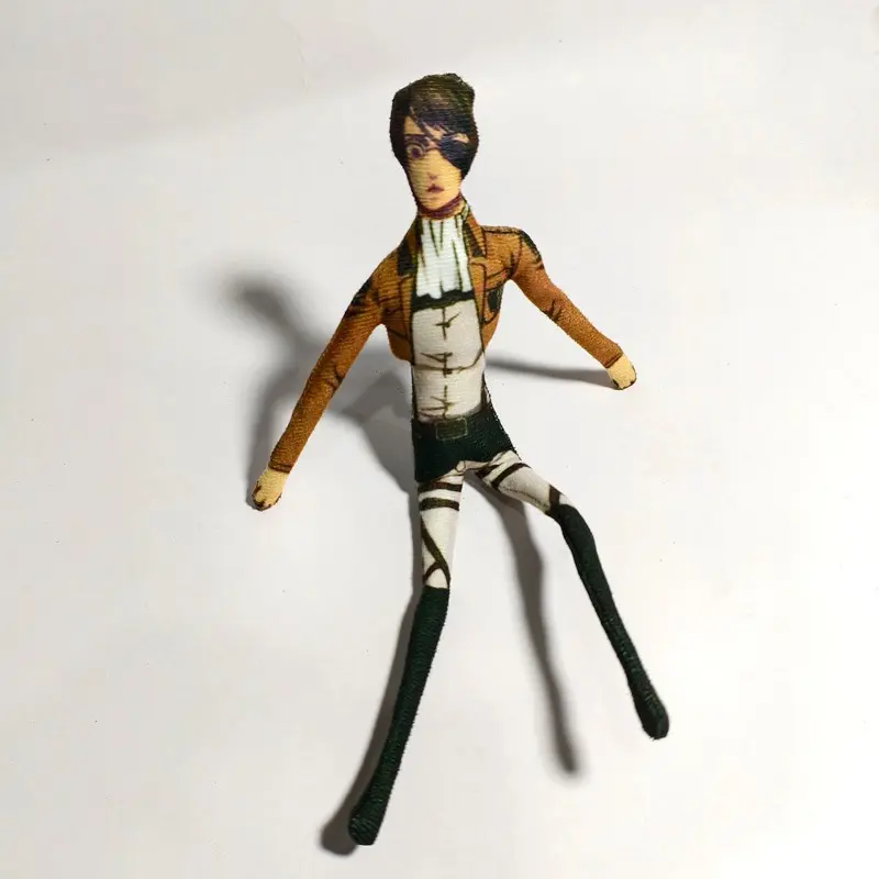 New Attack on Titan Eren Jaeger Armin Arlert Hange Zoe Personalized Anime Movie Accessories Creative Cartoon Movable Doll Gifts
