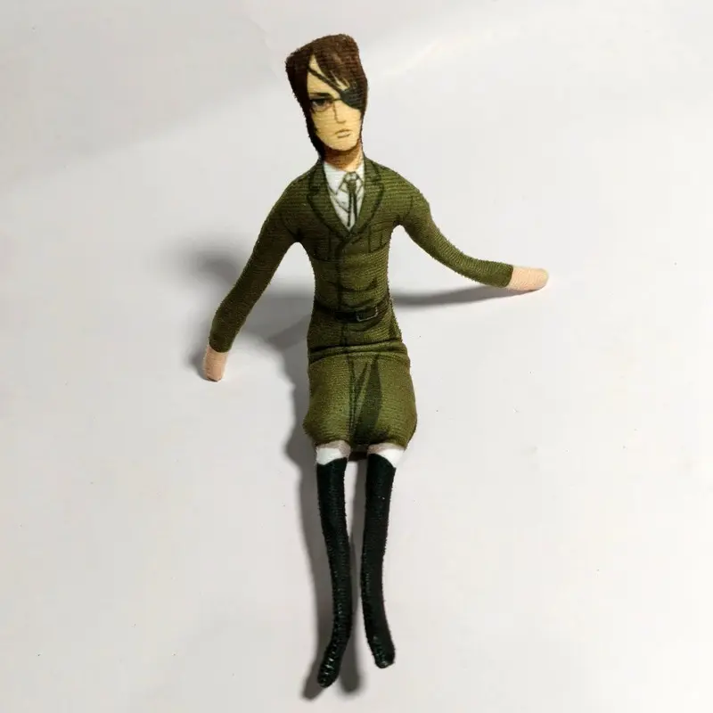 New Attack on Titan Eren Jaeger Armin Arlert Hange Zoe Personalized Anime Movie Accessories Creative Cartoon Movable Doll Gifts