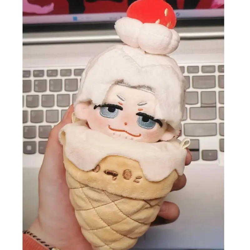 New Devil May Cry 5 Dante Plush Cotton Doll Cosplay Cute Ice Cream Peluche Accessories Men's Game Clothes Dante Figure Cartoon