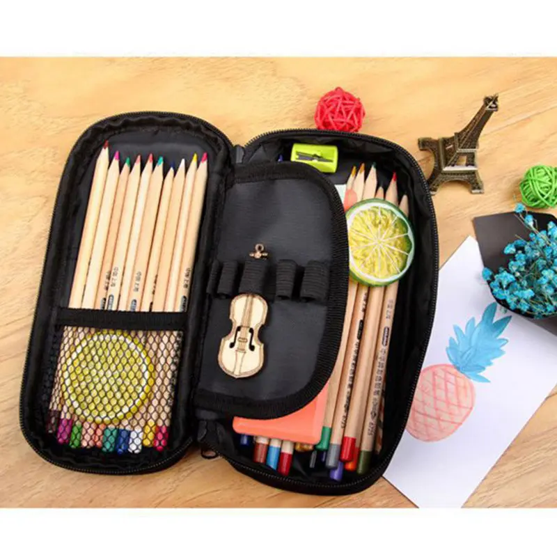 Tralalero Tralala Pencil Cases New Tungtung Sahur Brainrot Kids Stationery Bags Student Back To School Pen Pouch Children Gift