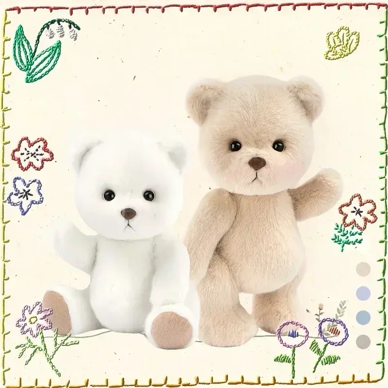 30cm Teddy Bear Handmade Stuff Plush Doll DIY Dress Up Lina Bears Kawaii Plushies  Anime Toys Birthday Gift for Children Friend