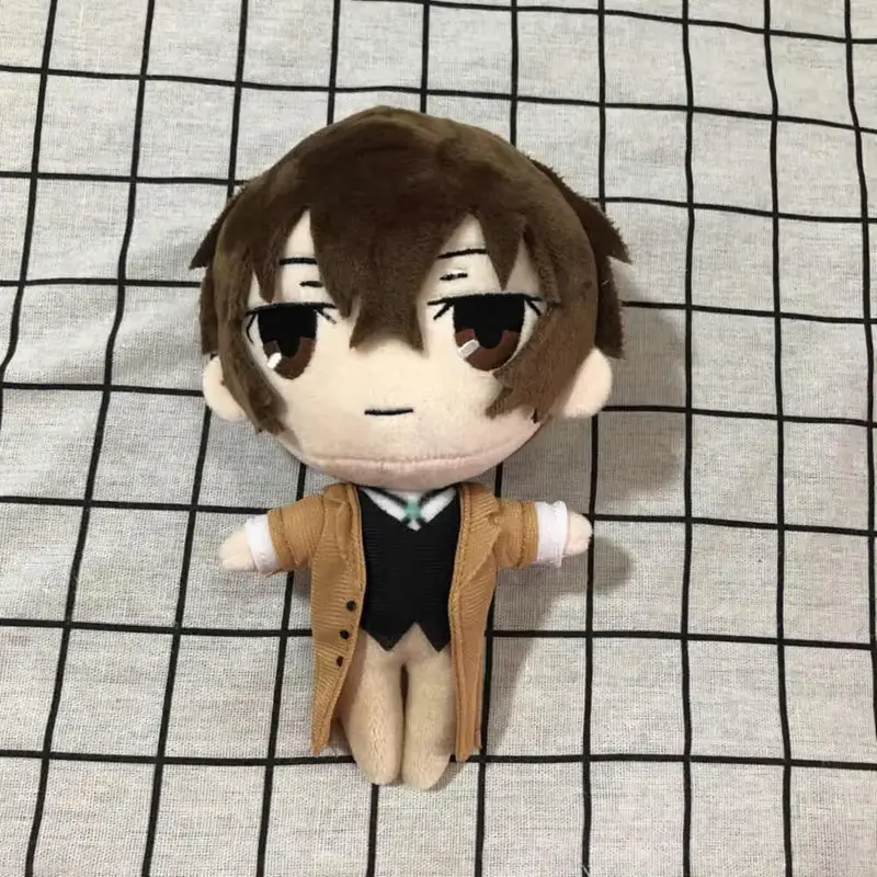 20cm Anime Osamu Dazai Plush Doll Bungou Stray Dogs Nakahara Chuya Cosplay Cute Soft Stuffed Toy For Anime Fans