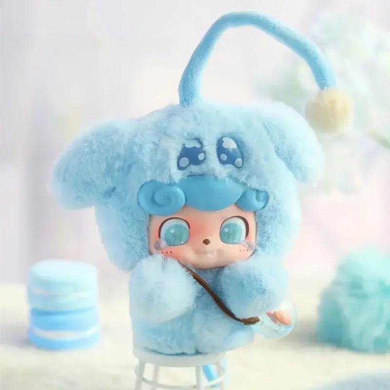 Official Genuine Q.Kid Emotional Hairy Monsters Series Blind Box Cute Vinyl Doll Pendent Mystery Box Cartoon Decor Toys Gifts