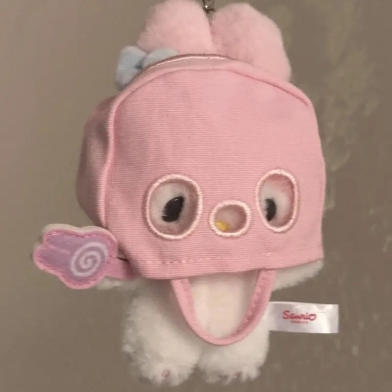 Sanrio Masked Ghost Hello Kitty Cinnamoroll Melody Plush Keychain Headband Detachable Girl Bag Pendant Doll Halloween Gift