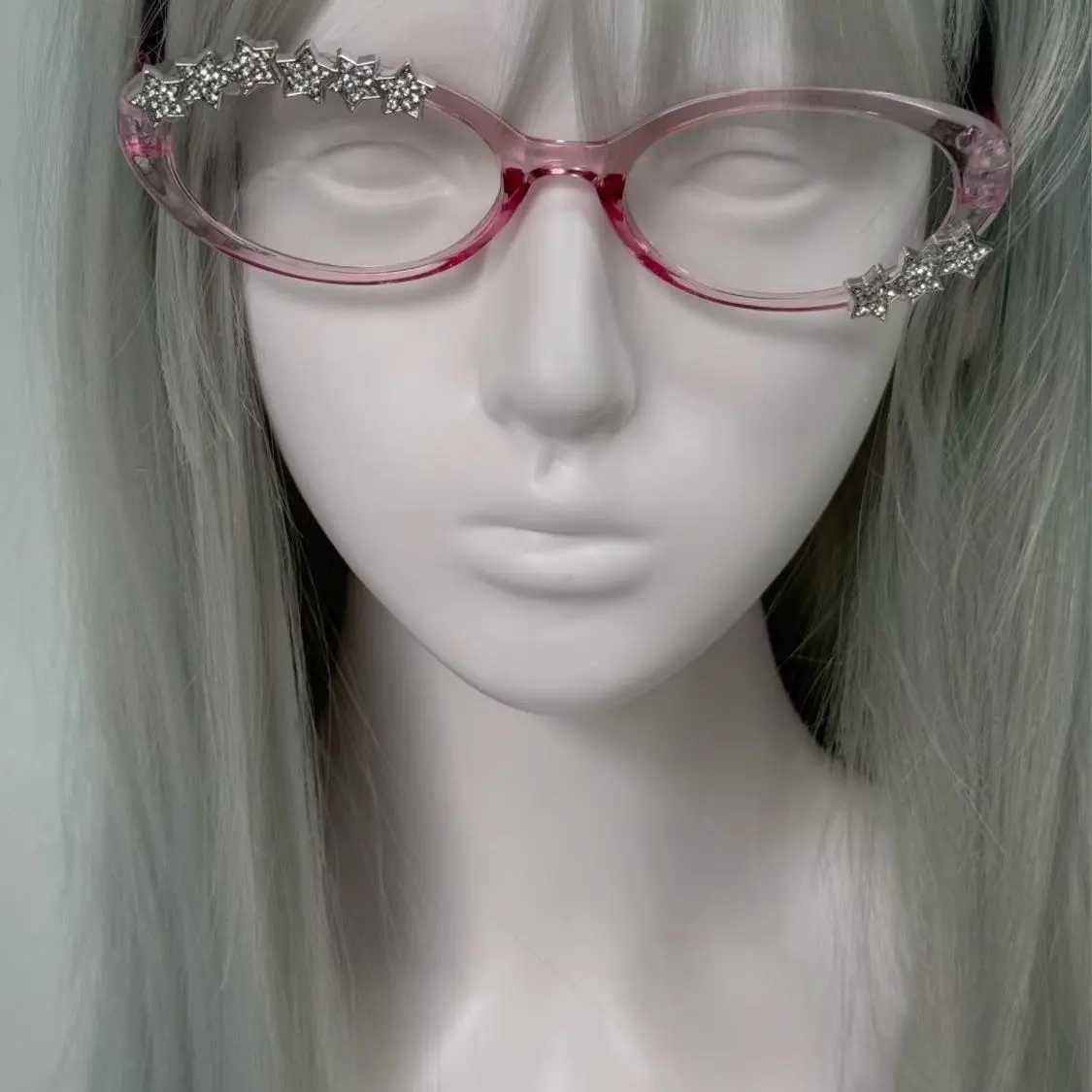 Hello Kitty Glasses Originality Cartoon Subculture Y2k Eyeglass Frame Fashion Trend Personality Take Pictures Decorative Glasses