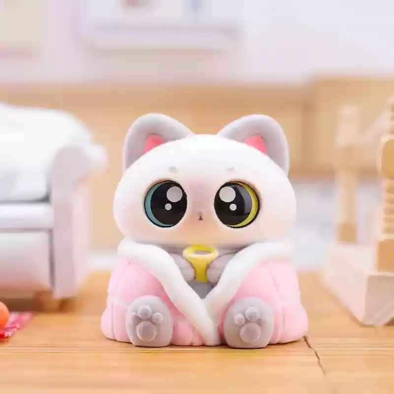 Cute Cat Plush Blind Box Emotionally Stable Little Siam Blind Box Decoration Desktop Meow Doll Plush Handmade Birthday Gift