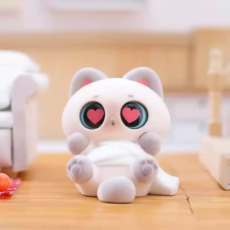 Cute Cat Plush Blind Box Emotionally Stable Little Siam Blind Box Decoration Desktop Meow Doll Plush Handmade Birthday Gift