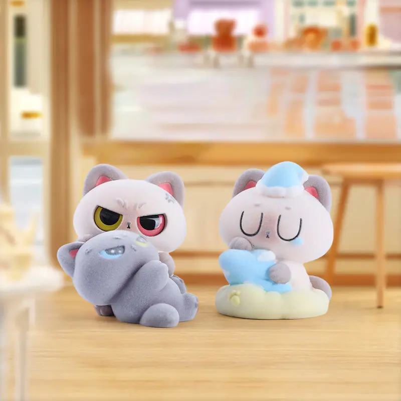 Cute Cat Plush Blind Box Emotionally Stable Little Siam Blind Box Decoration Desktop Meow Doll Plush Handmade Birthday Gift