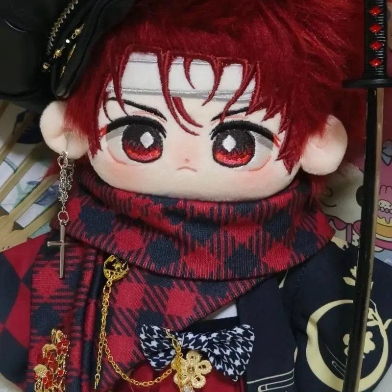 20Cm Anime Demon Slayer Cotton Doll Kawaii Plush Doll Girl Cartoon Kamado Tanjirou Surrounding Good Looks Portable Toy Gift