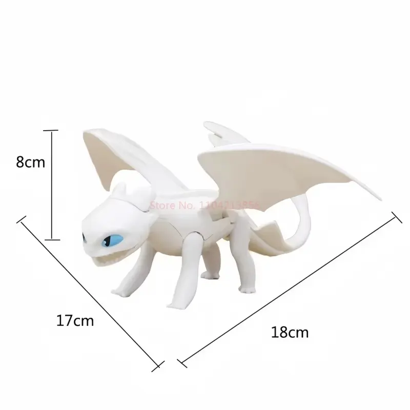 Hot New Toothless Light Fury Original Action Figure Cartoon How To Train Your Dragon Genuine Anime Figure Festival Birthday Gift
