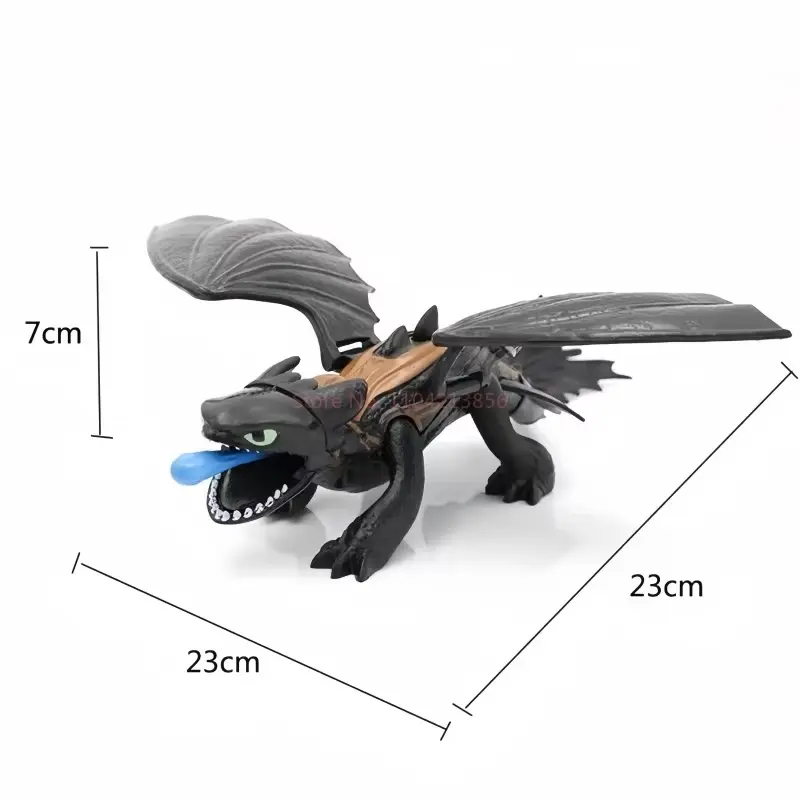 Hot New Toothless Light Fury Original Action Figure Cartoon How To Train Your Dragon Genuine Anime Figure Festival Birthday Gift