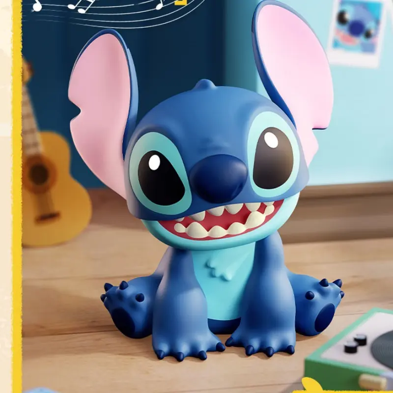 New Disney Anime Figures Stitch Bluetooth Speaker Cartoon Girl Wireless Portable Cute Speaker Creative Christmas Birthday Gifts