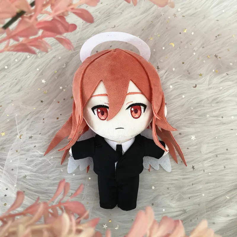 20cm Anime Plush Doll Toy Makima Power Higashiyama Kobeni Angel Devil Hayakawa Aki Mitaka Asa Reze Cute Soft Stuffed Pillow