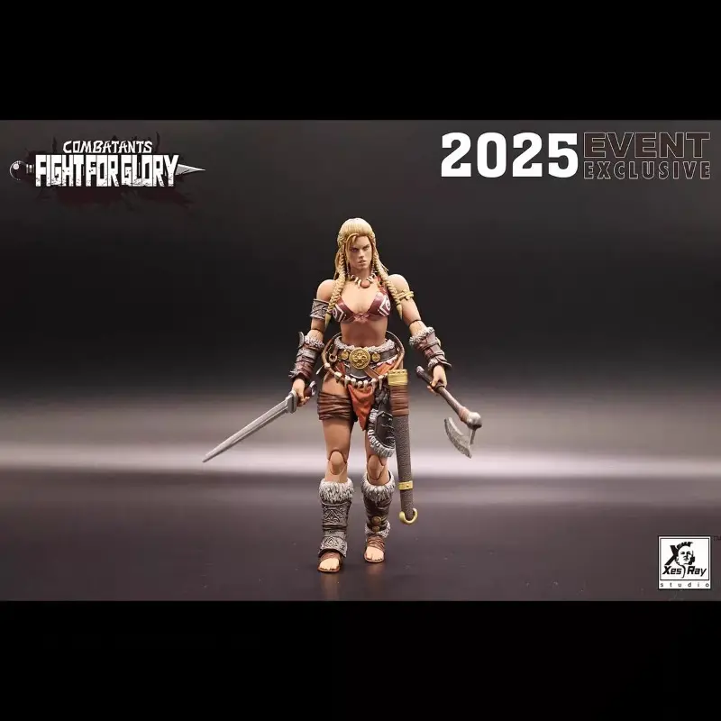 Pre-sale XesRay Fight for Glory 1/12 Action Figure Combatants 2025 Event Exclusive Gold Hildr Anime Model  Holiday Gifts Toys