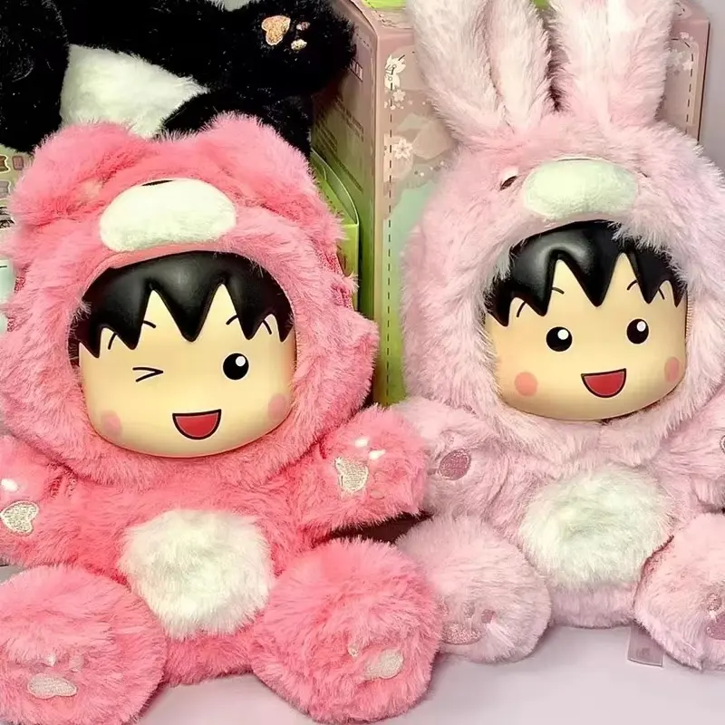 New Chibi Maruko Chan Mystery Box Genuine Costume Party Series Blind Box Chibi Maruko Chan Model Rabbit Kawaii Doll Gifts Toys