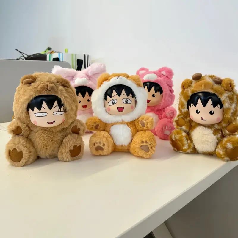 New Chibi Maruko Chan Mystery Box Genuine Costume Party Series Blind Box Chibi Maruko Chan Model Rabbit Kawaii Doll Gifts Toys