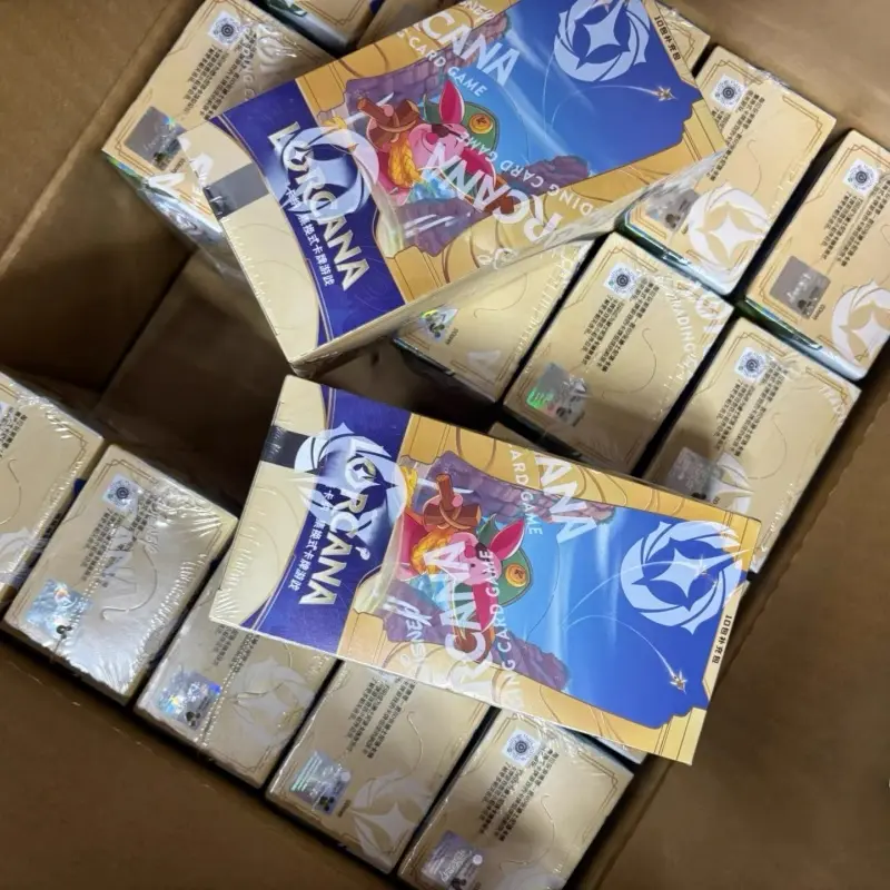 In Stock Original Locana Chinese Card Lorcana Hongyuan Big Emergence V1 V2 V3 Supplementary Package Pre-Group Birthday Gift