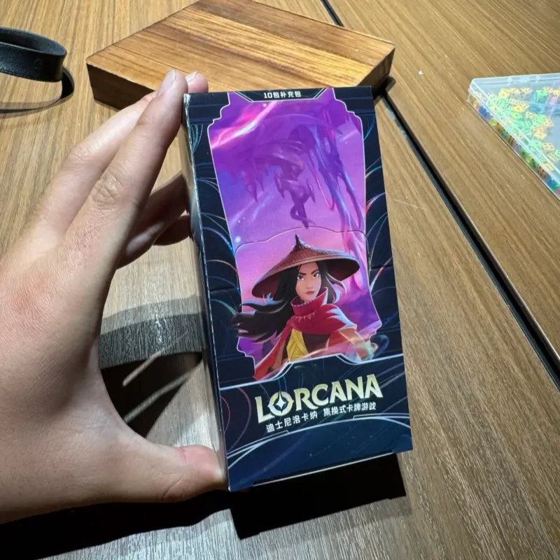 In Stock Original Locana Chinese Card Lorcana Hongyuan Big Emergence V1 V2 V3 Supplementary Package Pre-Group Birthday Gift