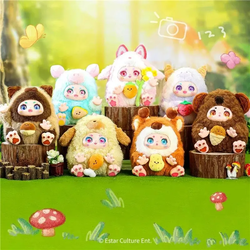2025 Ochichi Returning From Eating Wild Series Blind Box Plush Doll Mysterious Box Kawaii Kimmon Ornament Gift Birthday Kid Gift