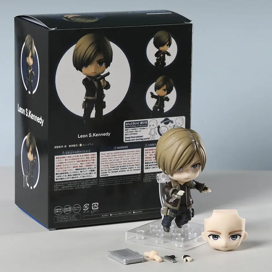 Leon S. Kennedy 2337 PVC Action Figure Face Changeable Model Toys Birthday Present