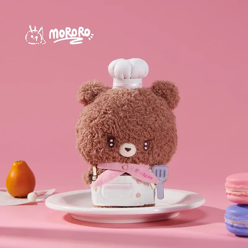 MORORO Restaurant Series Plush Toys Cute Anime Plush Dolls Stuffed Toys Handbag Pendant Decoration Surprise Gift Toys for Girls