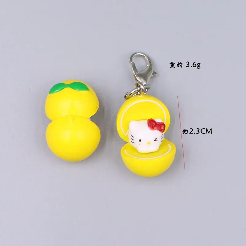 Cute Hello Kitty keychain cartoon anime Kawaii women's backpack accessories desktop decorations toy student girl gifts wholesale