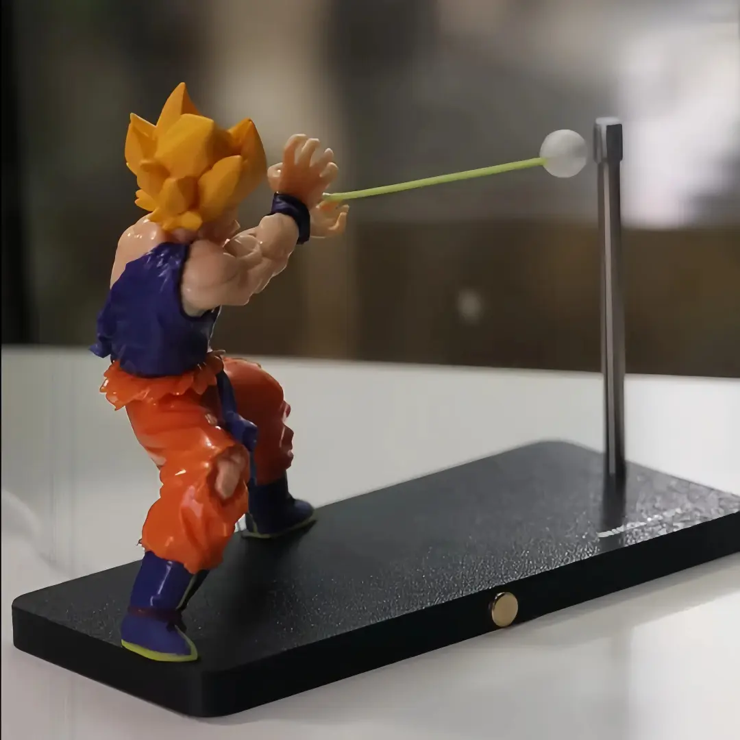Dragon Ball Son Goku Night Light Anime Touch Kamehameha Magnetic Creative Desk Decoration Cool Model Doll Gift for Boys