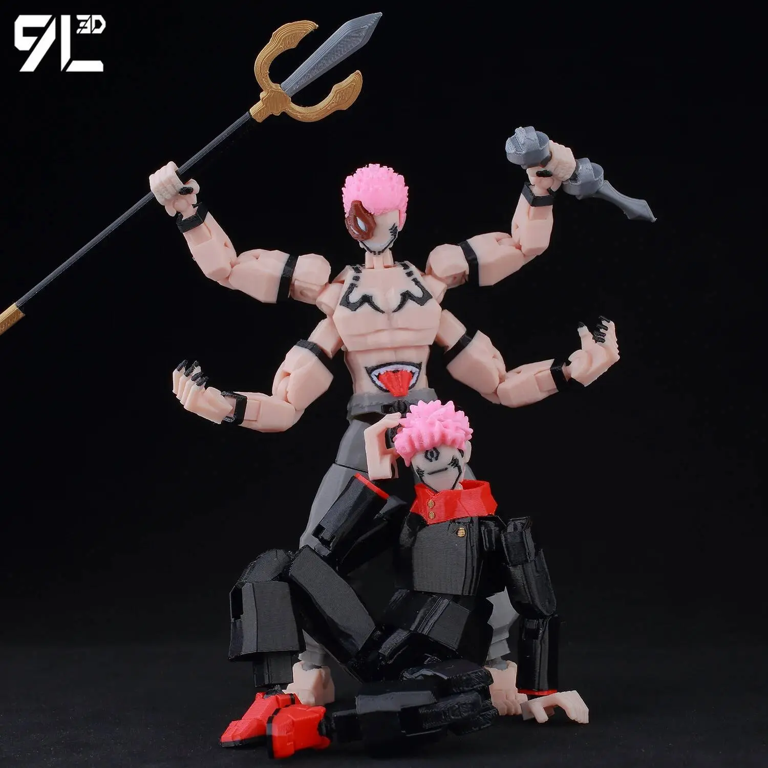 9L3D T13 Jujutsu Kaisen Itadori Figure LUCKY13 Training Ver. JJK Titan13 Multi-Jointed Movable Dummy13 Stress Relief Toys Gifts
