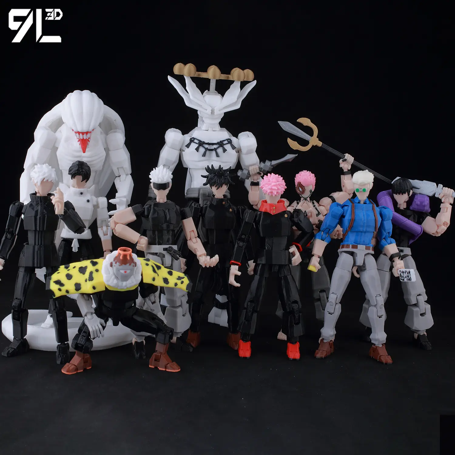 9L3D T13 Jujutsu Kaisen Itadori Figure LUCKY13 Training Ver. JJK Titan13 Multi-Jointed Movable Dummy13 Stress Relief Toys Gifts