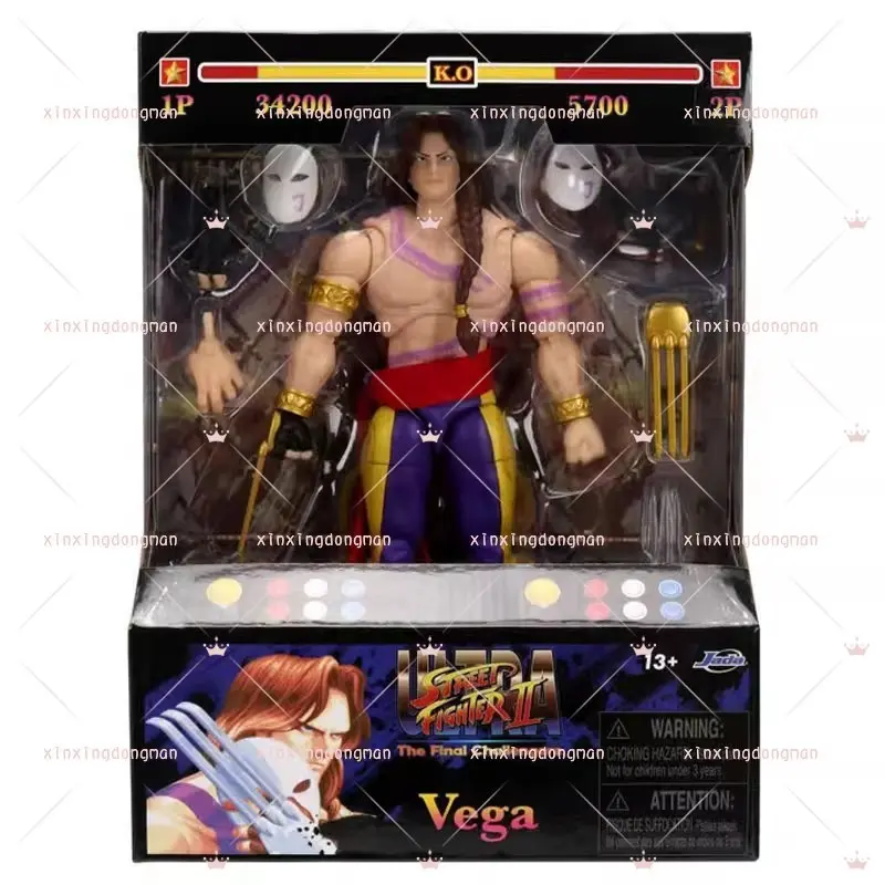 New In Stock Original Jada Street Fighter Balrog Vega Anime Figure The Final Challengera Vega Action Figure Street Fighter Toys