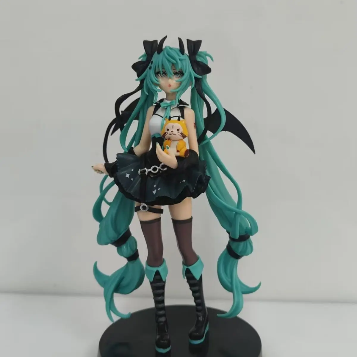 20CM New Anime Hatsune Miku Little devil raccoon Kawaii Action Figure PVC Doll Model Toys ornament Desktop Decoration Gifts