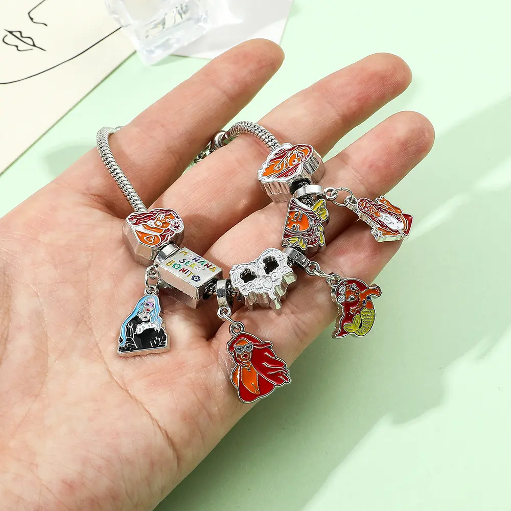 New Design Singer Karol G Bracelet Charms DIY Wristband Decor Accessories Punk Bangle For Women Girls Party Gifts