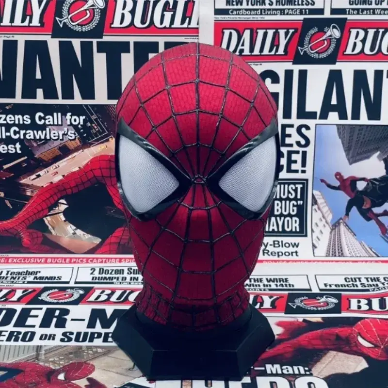 Marvel Cosplay The Amazing Spider-Man 2 Mask Movie Gaffey Version Of Peter Parker Adult Mask High Quality Mask Boy Cool Toy Gift