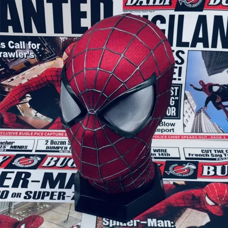 Marvel Cosplay The Amazing Spider-Man 2 Mask Movie Gaffey Version Of Peter Parker Adult Mask High Quality Mask Boy Cool Toy Gift