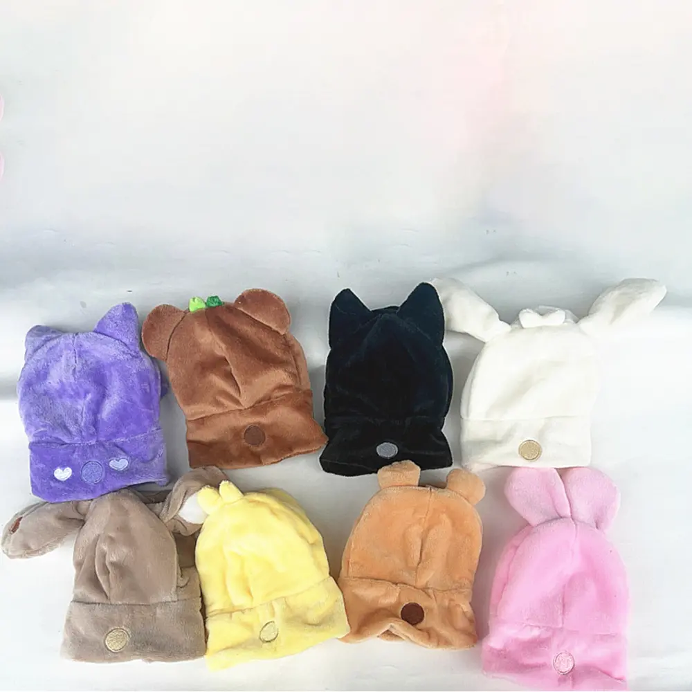 KPOP ATEEZ Cartoon ANITEEZ Cute Animals Plush Glow Sticks Cover Hongjoong Seonghwa Mingi Fans Cheering Light Stick Accessories