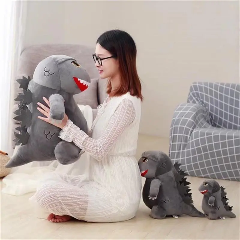 50cm large size Anime Figure Godzilla Stuffed Action Figure Cartoon King of Monster Kawaii Plushes doll Kids Toys Birthday Gifts
