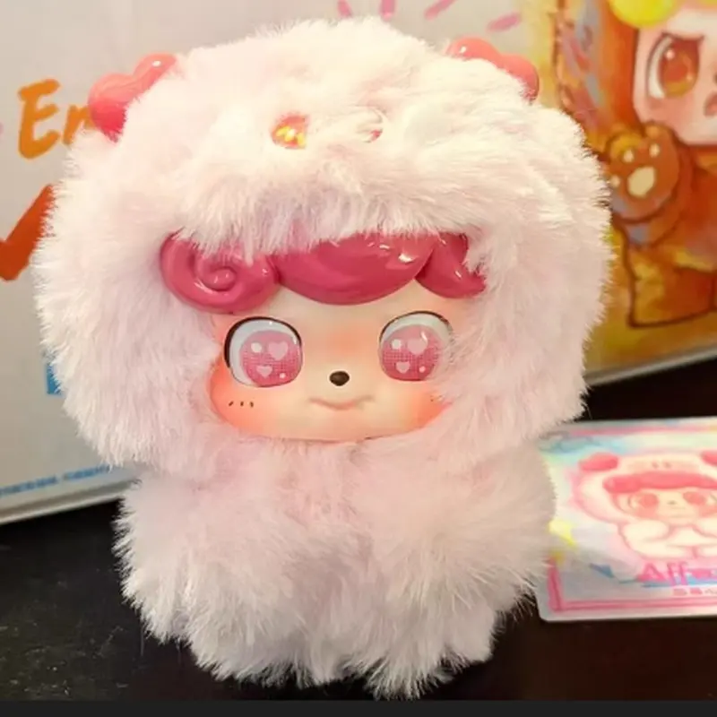 Q Kid Emotional Hairy Monsters Series Blind Box Emotional Mystery Box Dolls Vinyl Model Toys Pendant Decoration Customized Gift