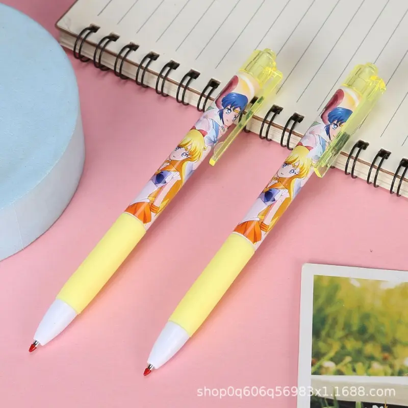 Sailor Moon Cute 0.5mm Gel Pens Kawaii Stationery Cartoon Anime Derivative Peripherals School Supplies Office Accessories Gifts