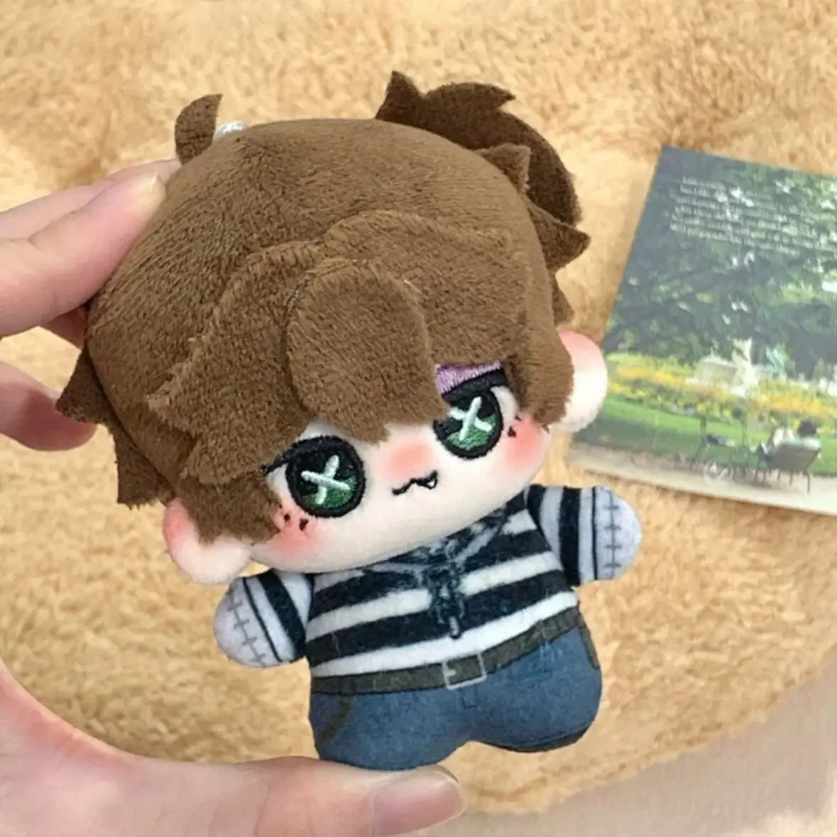 Identity 5 10cm Cotton Doll Original Authentic Prisoner Departures Investigator Joseph Composer Plush Toy Fans Gifts