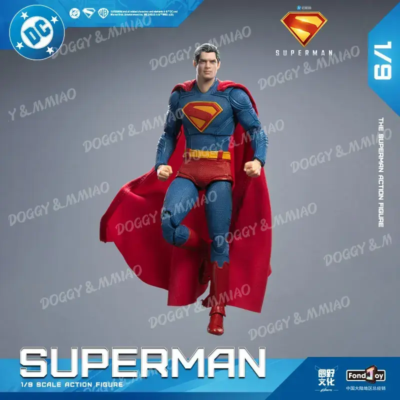 In Stock Fondjoy Toys 2025 Superman Figurine Movie Superman 19cm 1/9 Action Figure DC Multiverse Model Doll Original Model