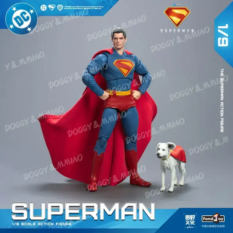In Stock Fondjoy Toys 2025 Superman Figurine Movie Superman 19cm 1/9 Action Figure DC Multiverse Model Doll Original Model