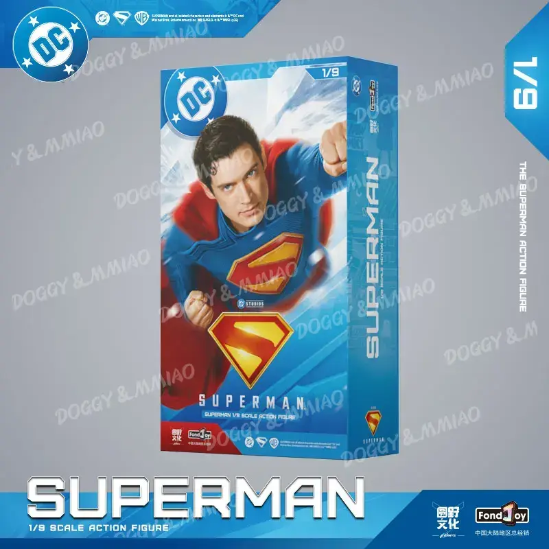 In Stock Fondjoy Toys 2025 Superman Figurine Movie Superman 19cm 1/9 Action Figure DC Multiverse Model Doll Original Model