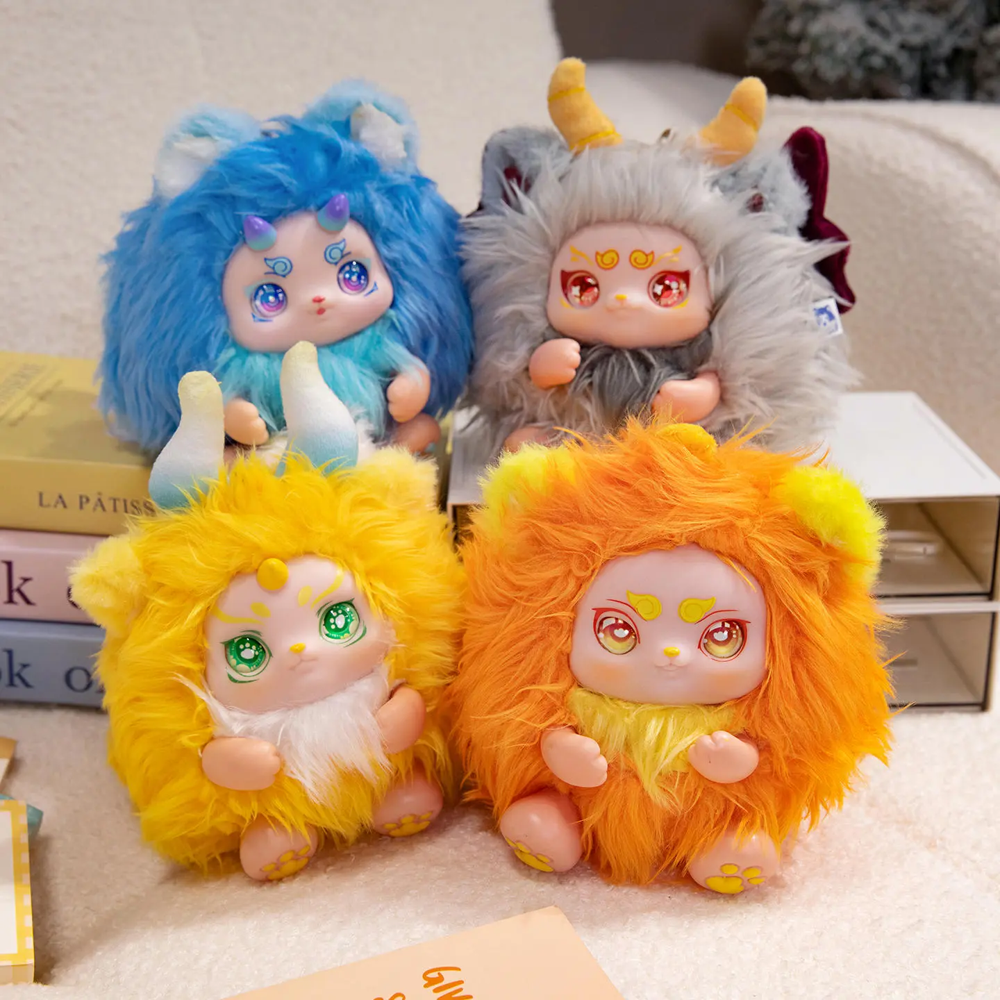 Mountain and Sea Beasts Series Plush Cute Anime Figure Blind Box Guess Bag Mystery Box Toys Vinyl Stuffed Doll Ornaments Gift