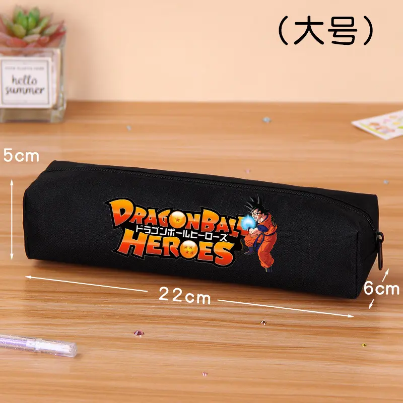 Dragon Ball Pen Pouch Goku Cartoon Anime Figures Pencil Case Student Trendy Large Capacity Pencil Bag Cute Stationery Bags Gift